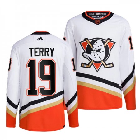 Anaheim Ducks tröja Troy Terry 19 Adidas 2022-23 Vit Reverse Retro 2.0 Authentic - NHL Tröjor Herr Anaheim Ducks tröja Troy Terry 19 Adidas 2022-23 Vit Reverse Retro 2.0 Authentic - NHL Tröjor Herr